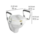 Wenko Destek Kulplu Klozet kapağı 55 x 37,5 x 47,5 cm ( Made in Germany ) - 4