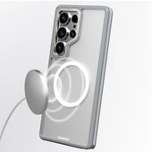 Galaxy S25 Ultra Kılıf M-safe Şarj Özellikli Youngkit Rock Sand Serisi Kapak - 7