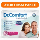 Dr.Comfort Yetişkin Bel Bantlı Hasta Bezi Small 30'lu 3 paket 90 adet - 1