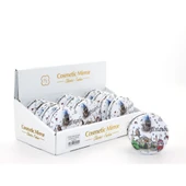 Taşlı İstanbul Tasarımı El Aynası Kalın Model 8 - 1