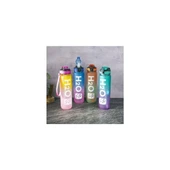 Tohana Matara Plastik Motivasyon 1Lt Fit Çift Renk Boyalı Ölçü Baskılı H2O75570 0258 - 1