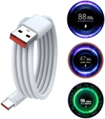 Xiaomi Mi ile Uyumlu 120W Turbo Hızlı Şarj Aleti Kablo Dahil Yarım Saatte Doldurur - 2