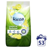 Rinso Limon ve Karbonat 8 kg Toz Deterjan - 1
