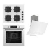 Ferre Flowart Ss Serisi Beyaz Set (ss206 + Qms63b +d064 ) - 1