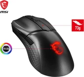 MSI Clutch GM31 Lightweight RGB Makrolu Şarjlı Ergonomik Optik Kablosuz Oyuncu Mouse - Outlet - 3
