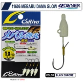 Owner Cultiva 11606 Mebaru Dama Glow Lrf Jighead - 1