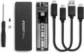 Ezcast M.2 NVME SSD DESTEKLİ USB 3.1 TYPE-C SSD HARDDISK KUTUSU SABİT SÜRÜCÜ MUHAFAZASI - 1