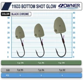 Owner Cultiva 11633 Bottom Shot Glow Lrf Jighead thumbnail 2