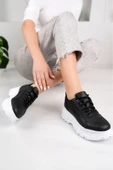 Albishoes Kadın Günlük Sneaker Yüksek Taban 6 CM Hafif Rahat Spor Ayakkabı Kadın Kalın Taban Sneaker - 4