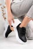 Albishoes Kadın Günlük Sneaker Yüksek Taban 6 CM Hafif Rahat Spor Ayakkabı Kadın Kalın Taban Sneaker - 1