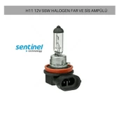 Sentinel H11 Far Sis Ampul Standart Işık Halojen Ampul 12v 55w 1 Adet - 2