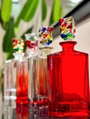 Mikasa Moor Kırmızı Renkli Cam Şişe 30Cm 800Ml P091.331962 - 3