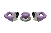 Tencere Tava Sahan Kulp ve Kapak Kulpu Lila 1 Set - 1
