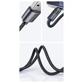 Mcdodo CA-6490 3A Usb iPhone Hızlı Şarj Kablosu 1.2M -Siyah - 7