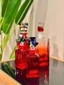 Mikasa Moor Kırmızı Renkli Cam Şişe 30Cm 800Ml P091.331962 - 2