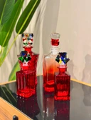 Mikasa Moor Kırmızı Renkli Cam Şişe 30Cm 800Ml P091.331962 - 4