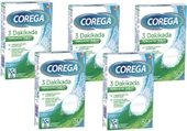 Corega 3 Dakikada 30'lu 5 Adet Protez Temizleme Tableti - 1