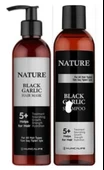 Huncalife Nature Siyah Sarımsaklı Şampuan-350 ml ve saç kremi - 1
