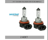 2 Adet H11 Far Sis Ampul Standart Işık Halojen Ampul 12v 55w - 2