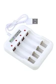 Greentech Pil Şarj Cihazı (Dört Yuvalı) - 1.2V Ni-Mh / Ni-Cd AA / AAA / GT-BC04 - 3