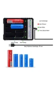 Greentech 3.7/4.2 Lityum İyon Pil Şarj Cihazı (Dört Yuvalı) / GT-BC05 - 3
