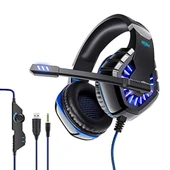 OV-P40 Kablolu Kulaklık Mobil / Ps5-4 /xbox/pc Için Mikrofonlu Stereo 3,5 mm Oyun Kulaklığı - 2