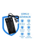 Greentech Pil Şarj Aleti (İki Yuvalı) - Lityum Pil Şarj Cihazı / GT-BC02 - 5