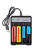 Greentech 3.7/4.2 Lityum İyon Pil Şarj Cihazı (Dört Yuvalı) / GT-BC05 - 1