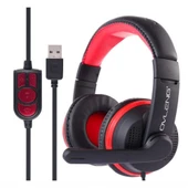 OV-GT91 Kulak Üstü Oyuncu Kulaklığı Pc Gamer Kablolu USB Jack - 1