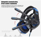 OV-P40 Kablolu Kulaklık Mobil / Ps5-4 /xbox/pc Için Mikrofonlu Stereo 3,5 mm Oyun Kulaklığı - 4