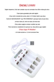 Greentech Pil Şarj Cihazı (Dört Yuvalı) - 1.2V Ni-Mh / Ni-Cd AA / AAA / GT-BC04 - 2