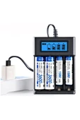 Greentech Pil Şarj Cihazı (Dört Yuvalı) - 1.2V Ni-Mh / Ni-Cd AA / AAA / GT-BC03 - 1