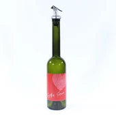 Sevgililer Günü Konseptli Sosluk Siyah 500 ml (Akıtıcılı) Together Forever - 1