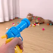TİNEKE İnteraktif Kedi Oyun Tabancası 3 Adet Peluş Top ile Eğlenceli Oyun - 4