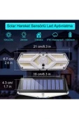 Greentech Güneş Enerjili Hareket Sensörlü, 6 Taraflı 104 Led Aydınlatma / GT-SL13 - 3