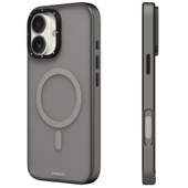 Apple iPhone 16 Kılıf M-safe Şarj Özellikli Cam Arka Yüzey TPU Youngkit Gemstone Serisi Kapak - 2