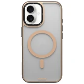 Apple iPhone 16 Kılıf M-safe Şarj Özellikli Cam Arka Yüzey TPU Youngkit Gemstone Serisi Kapak - 7