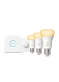 Philips Hue 3'lü Akıllı Butonlu E27 Bluetooth Özellikli Beyaz Ambiyans Akıllı Başlangıç Seti thumbnail 4
