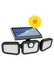 Greentech Güneş Enerjili Hareket Sensörlü 3 Taraflı Led Aydınlatma / GT-SL07 - 1