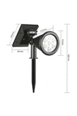 Greentech Güneş Enerjili Renk Değiştiren 7 Ledli Bahçe Aydınlatma / GT-SL04 - 10