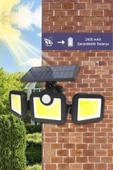 Greentech Güneş Enerjili Hareket Sensörlü, 3 Taraflı 171 Cob Led Aydınlatma / GT-SL15 - 6