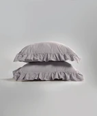 STONEWASHED NEVRESİM TAKIMI ÇİFT KİŞİLİK OPAL GREY thumbnail 3