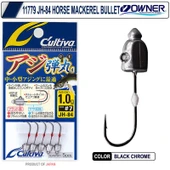 Owner Cultiva 11779 JH-84 Horse Mackerel Bullet Jighead thumbnail 1