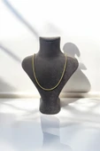 T-KLY-10 GOLD DÜZ ÇELİK ZİNCİR - 1