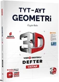3D Yayınları TYT AYT Geometri Video Destekli Defter 1. Kitap - 1