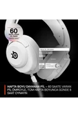 Arctis Nova 5X Wireless ve Bluetooth Xbox ve PC Kablosuz Oyuncu Kulaklığı - Beyaz - 4