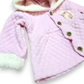 Kapüşonlu Kız Bebek Takım - 6