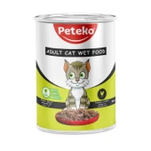 Peteko Tavuklu Kedi Konserve 400Gr - 1