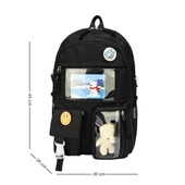 İlkokul Çantası 3'lü Takım Beslenme Çantası Kalemlik 42*30 Cm Anahtarlık ve Rozet Hediyeli thumbnail 10