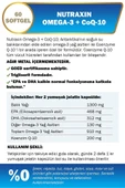 Nutraxin Omega 3 Coenzyme Q10 60 Softjel - EPA DHA GOED - 2